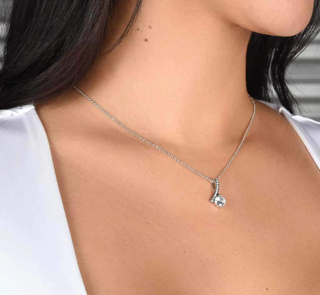 Collier à pendentif beauté séduisante avec message Loving To My Wife