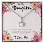 Collier Celestial Sunrise : pendentif en zircone cubique, acier inoxydable